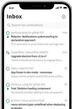 ping4gitlab iphone screenshot 2